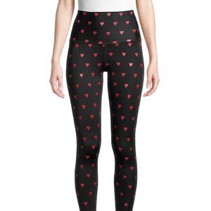 CHRLDR High-Waisted Allover Heart Leggings